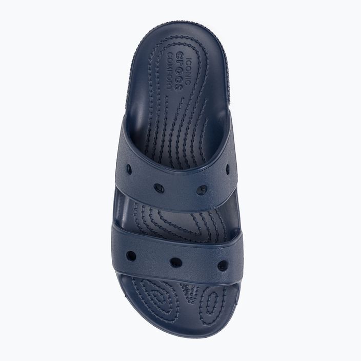 Crocs Classic Sandal Детски джапанки в тъмносин цвят 6