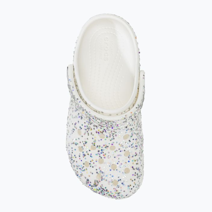 Детски джапанки Crocs Classic Starry Glitter white 6