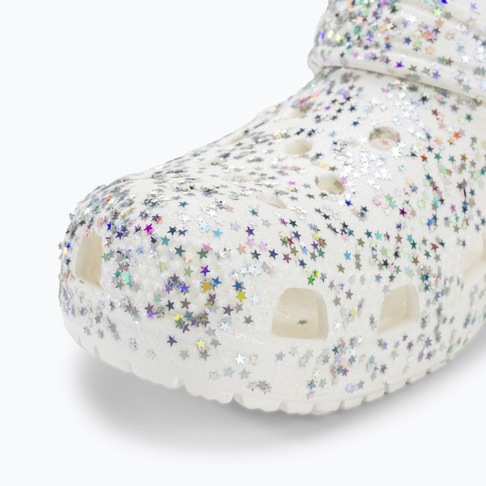 Детски джапанки Crocs Classic Starry Glitter white 8
