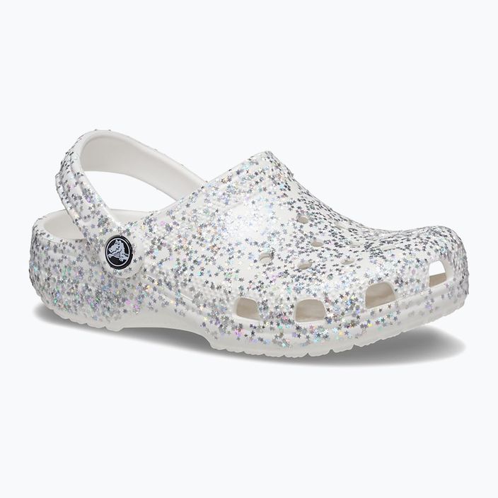 Детски джапанки Crocs Classic Starry Glitter white 9