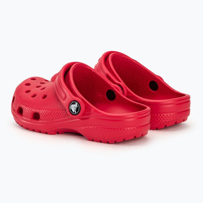 Детски джапанки Crocs Classic Clog T varsity red 4