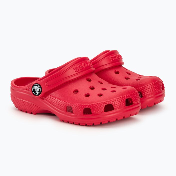Детски джапанки Crocs Classic Clog T varsity red 5