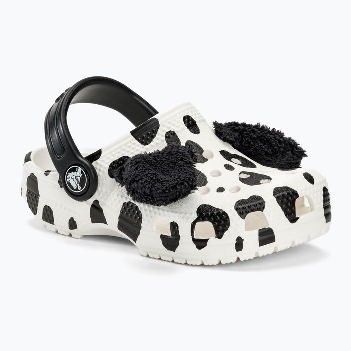Детски джапанки Crocs Classic I AM Dalmatian white / black 2