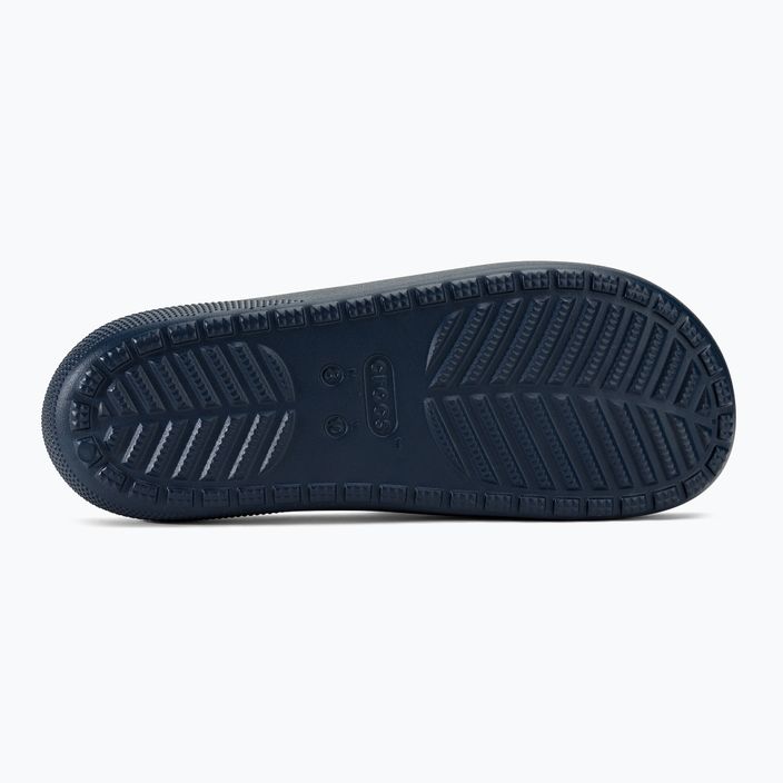 Джапанки Crocs Classic Slide V2 в тъмносин цвят 4