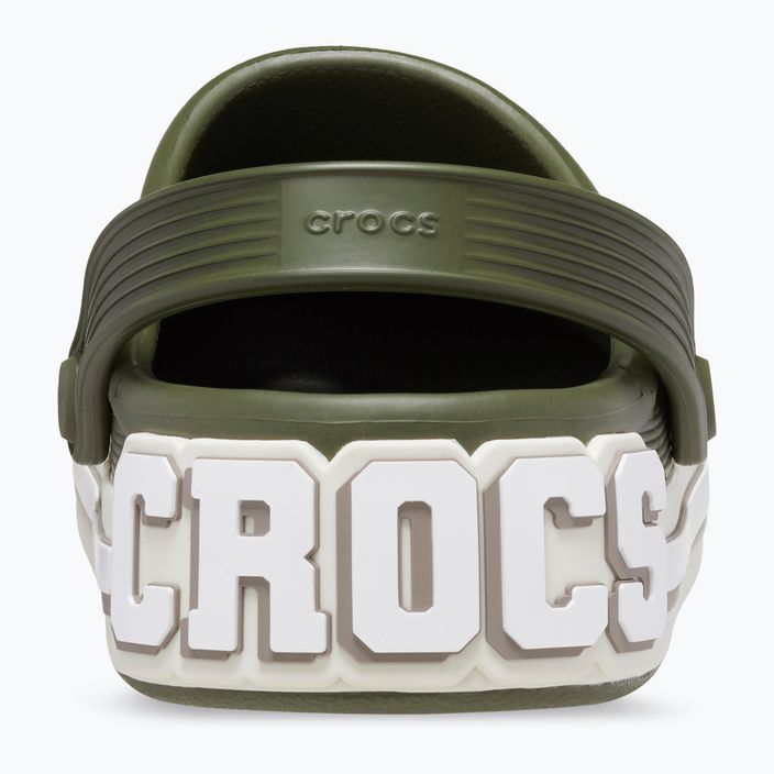 Crocs Off Court Logo Clog армейски зелени джапанки 13