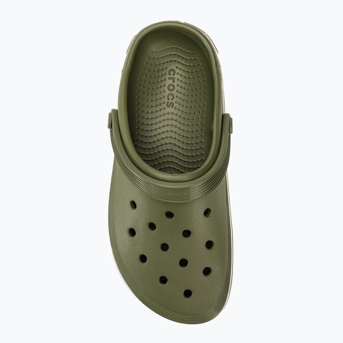 Crocs Off Court Logo Clog армейски зелени джапанки 6