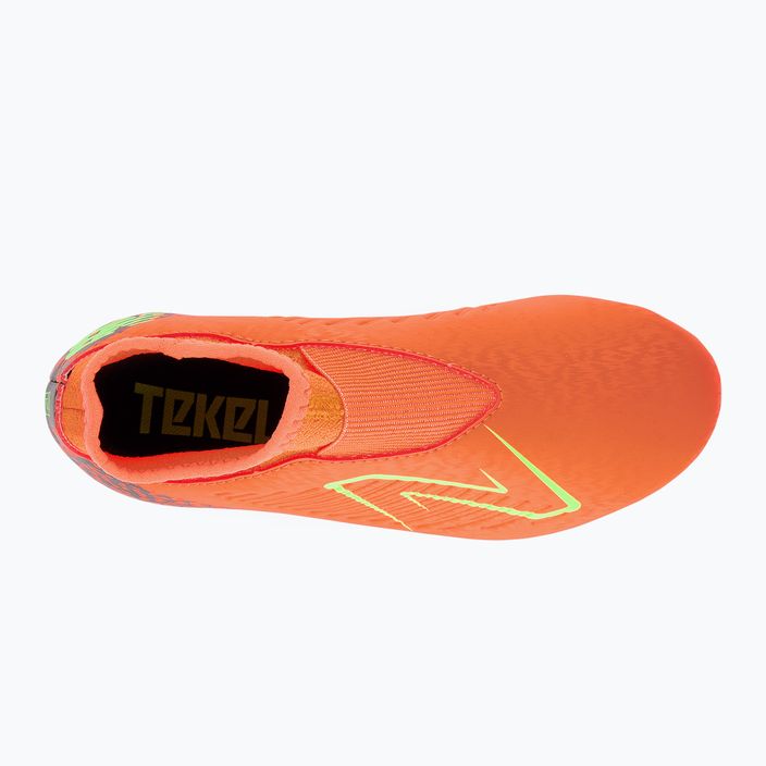 Детски футболни обувки New Balance Tekela V4 Magique FG JR neon dragonfly 13