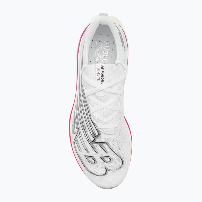 New Balance FuelCell SC Elite V3 бели мъжки обувки за бягане 6