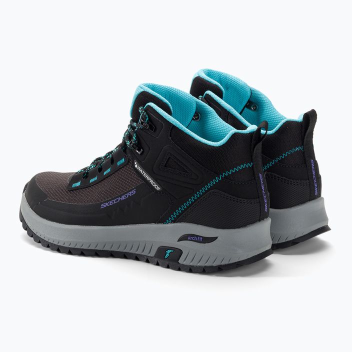 Дамски обувки за трекинг SKECHERS Arch Fit Discover Elevation Gain black/blue 3