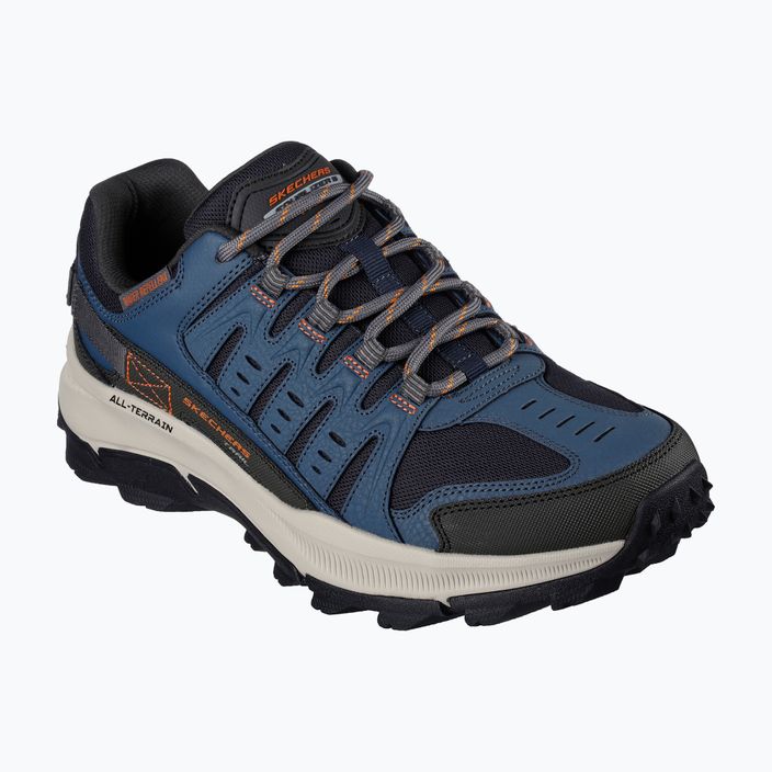 Мъжки обувки за трекинг SKECHERS Equalizer 5.0 Trail Solix, тъмносини/оранжеви 7