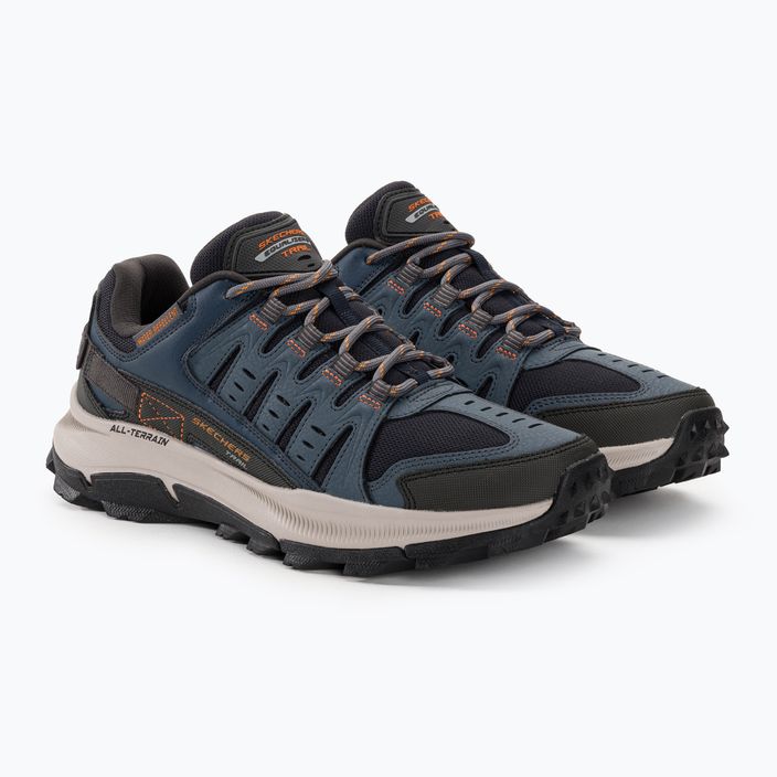 Мъжки обувки за трекинг SKECHERS Equalizer 5.0 Trail Solix, тъмносини/оранжеви 4