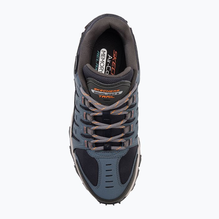 Мъжки обувки за трекинг SKECHERS Equalizer 5.0 Trail Solix, тъмносини/оранжеви 6