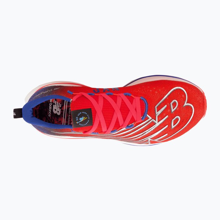 Дамски обувки за бягане New Balance TCS New York City Marathon FuelCell SC Elite V3 червен NBWRCELNY3 15
