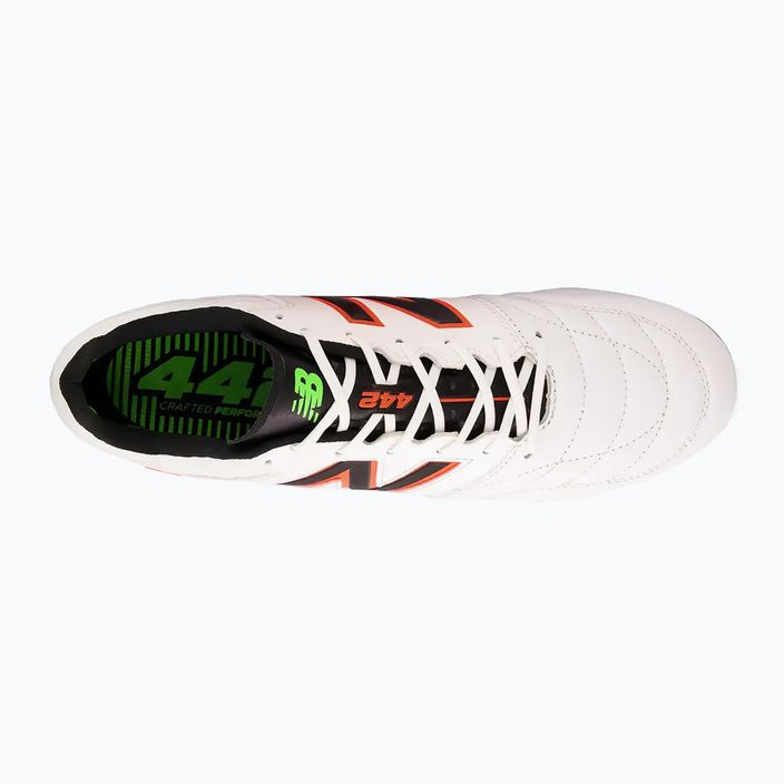 New Balance 442 V2 Pro FG мъжки футболни обувки в бяло и черно MS41FWD2.D.095 13