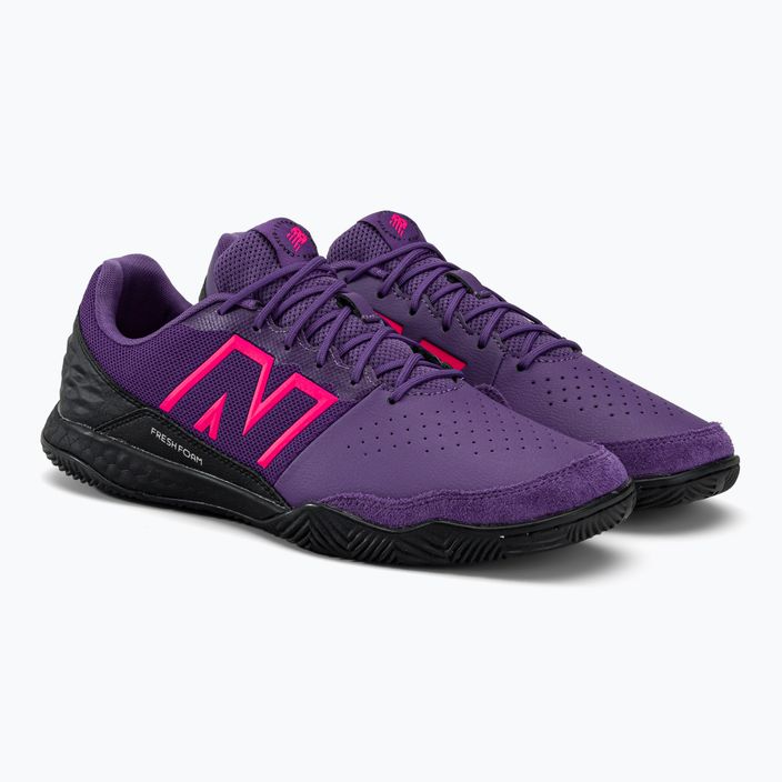 New Balance мъжки футболни обувки Audazo V6 Command IN purple-black SA2IPH6.D.075 4