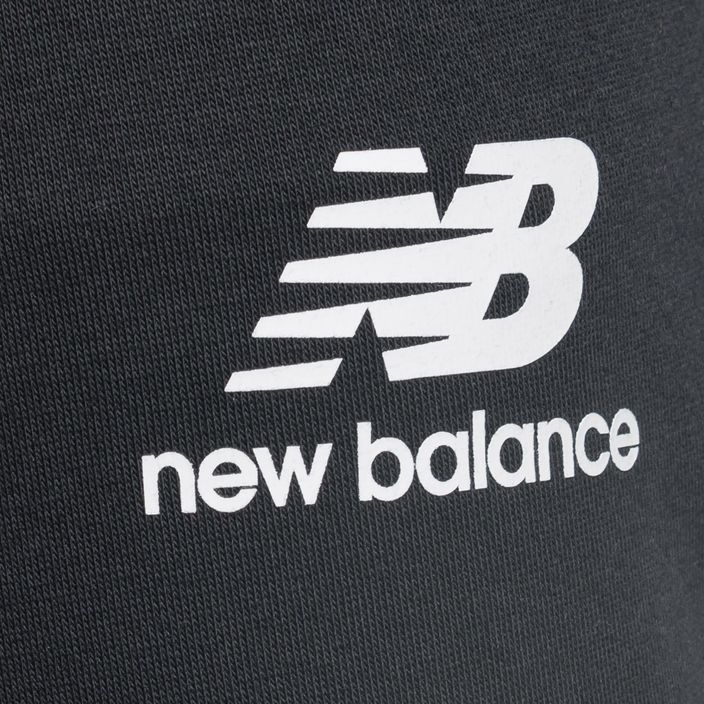 New Balance Essentials Stacked Logo French мъжки панталони за тренировка черен NBMP31539BK 7