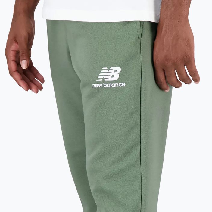 Мъжки панталони New Balance Essentials Stacked Logo French green 5