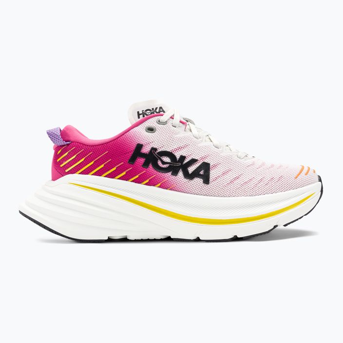 Дамски обувки за бягане HOKA Bondi X blanc de blanc/pink yarrow 2