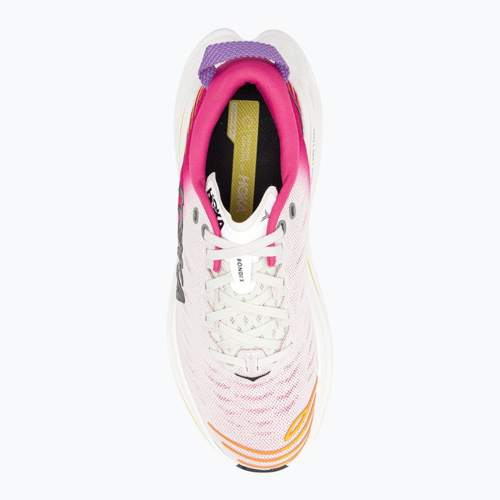 Дамски обувки за бягане HOKA Bondi X blanc de blanc/pink yarrow 6