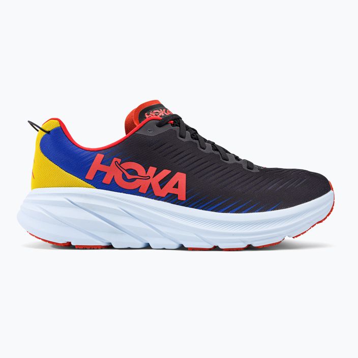 Мъжки обувки за бягане HOKA Rincon 3 черно-сини 1119395-BDGB 2