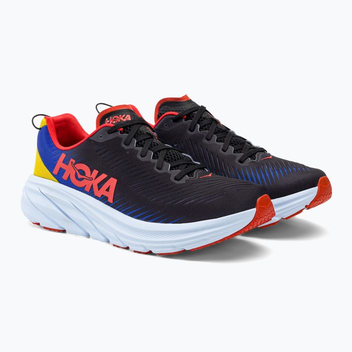Мъжки обувки за бягане HOKA Rincon 3 черно-сини 1119395-BDGB 3