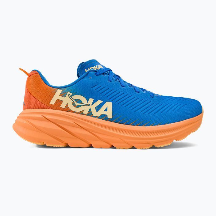 Мъжки обувки за бягане HOKA Rincon 3 синьо-оранжеви 1119395-CSVO 2