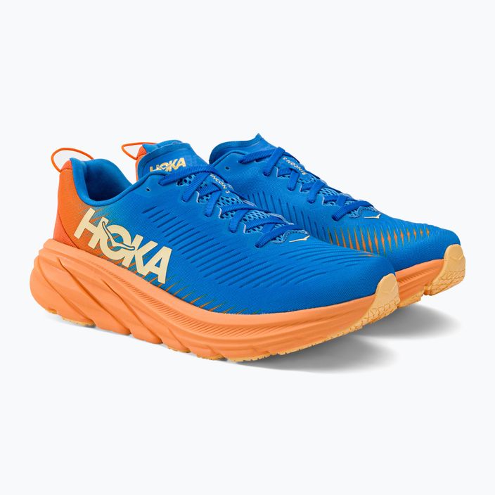 Мъжки обувки за бягане HOKA Rincon 3 синьо-оранжеви 1119395-CSVO 3