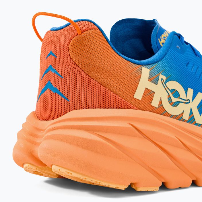 Мъжки обувки за бягане HOKA Rincon 3 синьо-оранжеви 1119395-CSVO 8