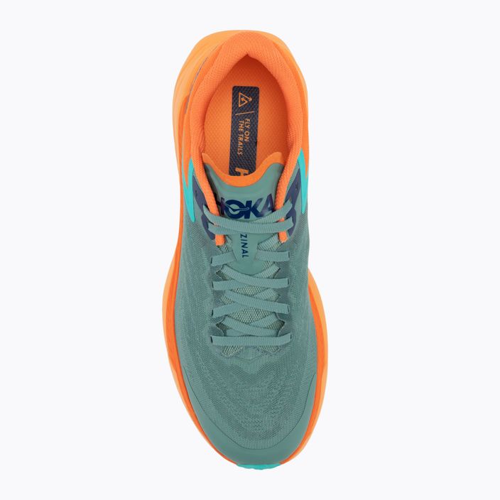 HOKA мъжки обувки за бягане Zinal trellis/vibrant orange 6