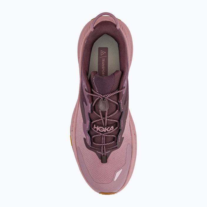 Дамски обувки за бягане HOKA Transport purple-pink 1123154-RWMV 5