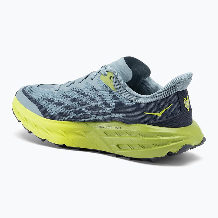 Мъжки обувки за бягане HOKA Speedgoat 5 Wide stone blue/dark citron 3