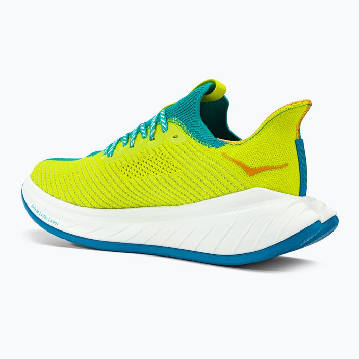 Мъжки обувки за бягане Carbon X 3 синьо/жълто на HOKA 1123192-CEPR 10