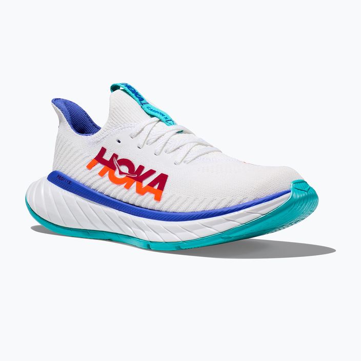 Мъжки обувки за бягане HOKA Carbon X 3 white/flame 7