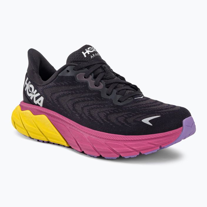 Дамски обувки за бягане HOKA Arahi 6 black-pink 1123195-BPYR