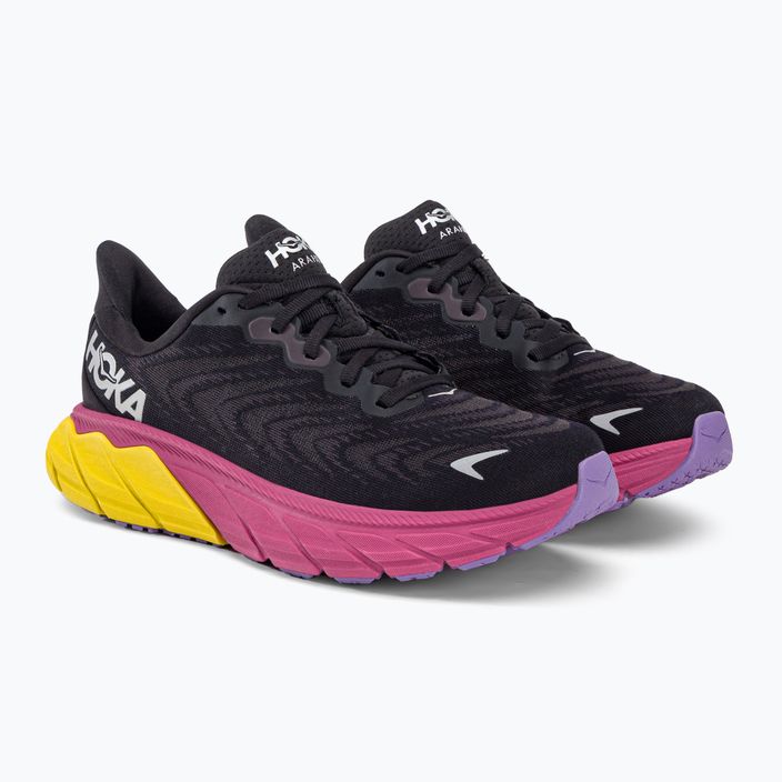 Дамски обувки за бягане HOKA Arahi 6 black-pink 1123195-BPYR 3