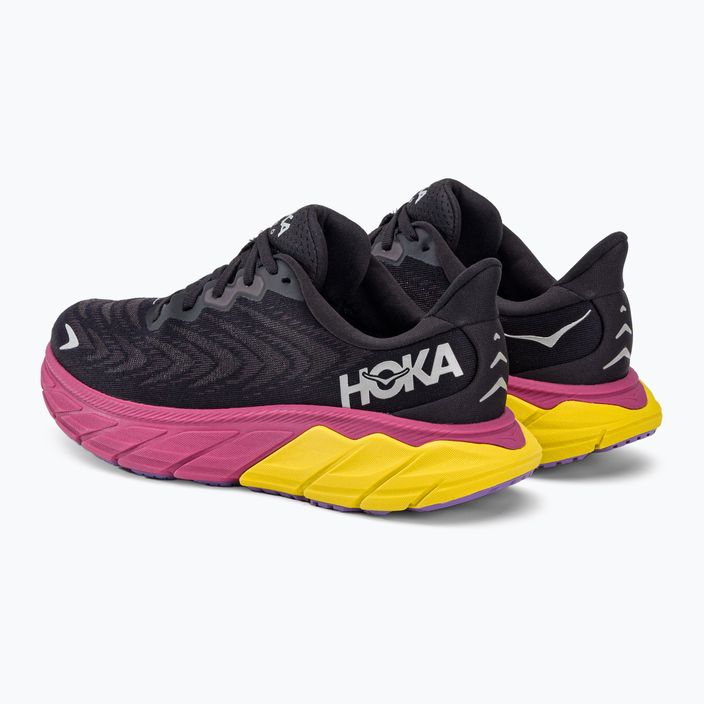 Дамски обувки за бягане HOKA Arahi 6 black-pink 1123195-BPYR 4