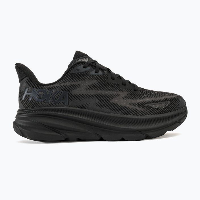 Мъжки обувки за бягане HOKA Clifton 9 black/black 2