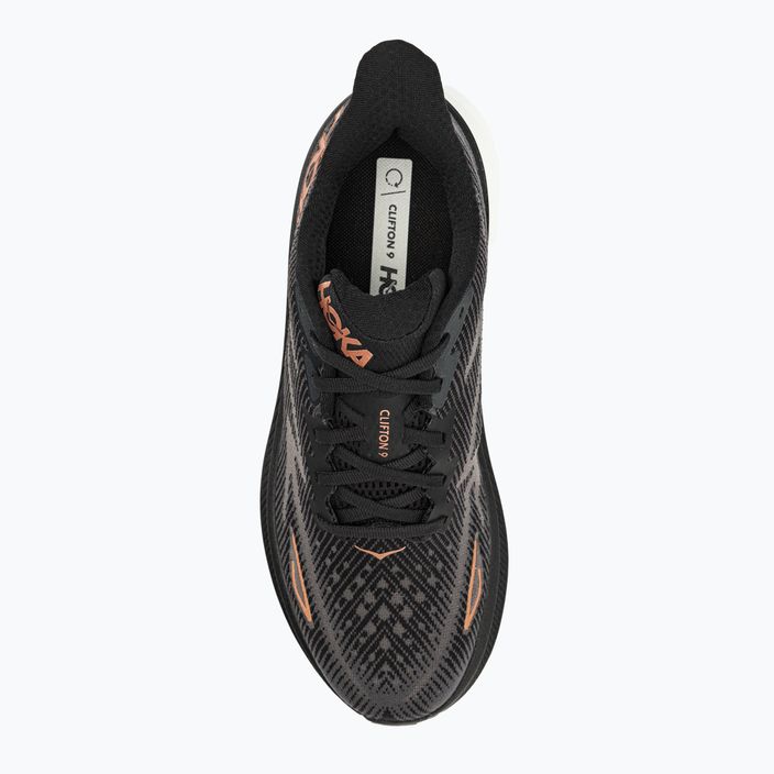 Дамски обувки за бягане HOKA Clifton 9 black 1127896-BCPPR 5