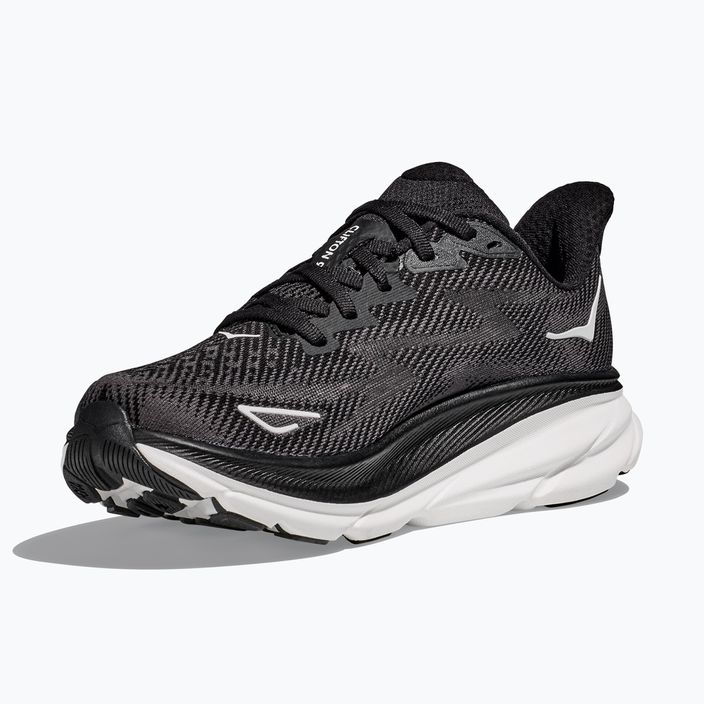 Дамски обувки за бягане HOKA Clifton 9 black/white 4