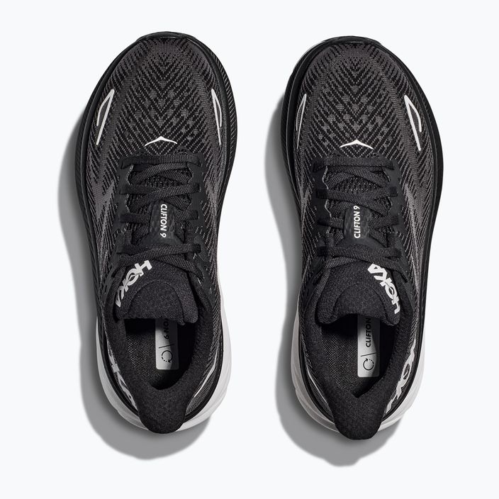 Дамски обувки за бягане HOKA Clifton 9 black/white 8