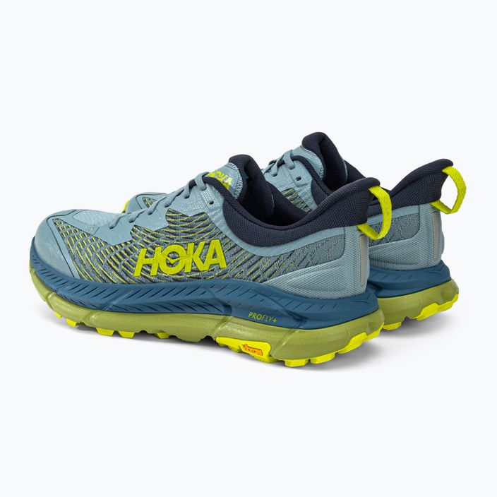 Мъжки обувки за бягане HOKA Mafate Speed 4 синьо/жълто 1129930-SBDCT 3