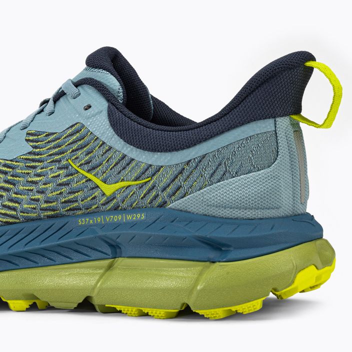 Мъжки обувки за бягане HOKA Mafate Speed 4 синьо/жълто 1129930-SBDCT 10