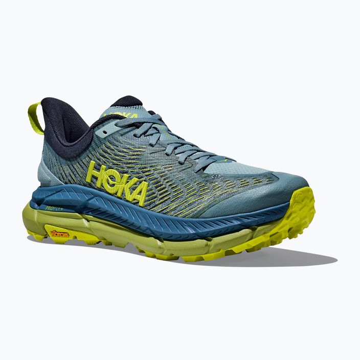 Мъжки обувки за бягане HOKA Mafate Speed 4 синьо/жълто 1129930-SBDCT 11