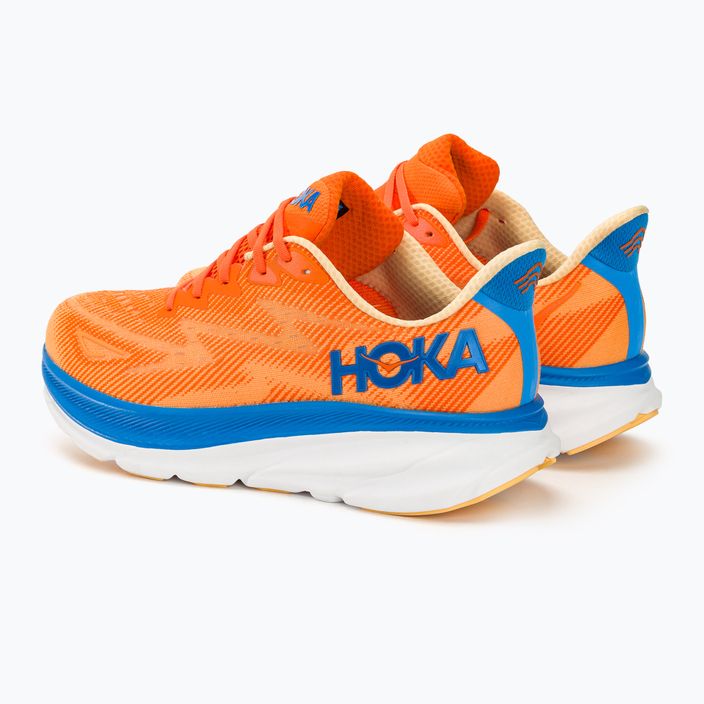 Мъжки обувки за бягане HOKA Clifton 9 Wide vibrant orange/impala 3