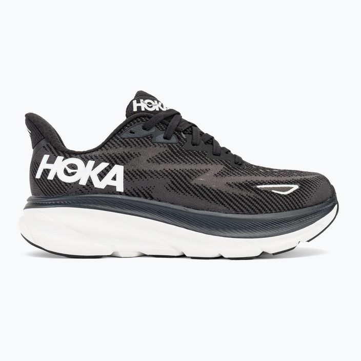 Дамски обувки за бягане HOKA Clifton 9 Wide black/white 2