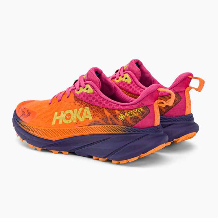 Дамски обувки за бягане HOKA Challenger ATR 7 GTX orange-pink 1134502-VOPY 5