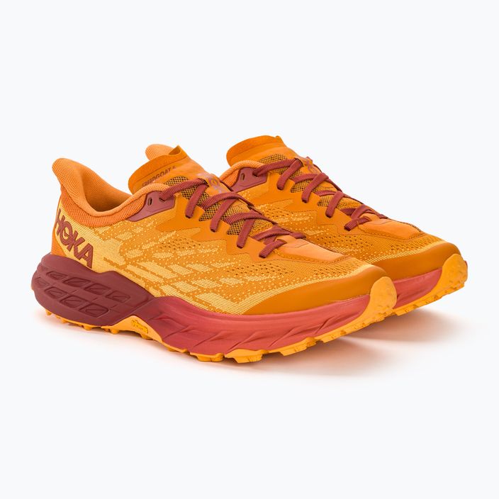 Мъжки обувки за бягане HOKA Speedgoat 5 amber haze/sherbet 4