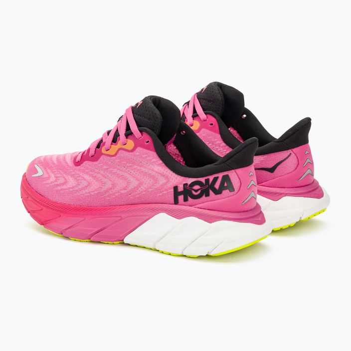 Дамски обувки за бягане HOKA Arahi 6 strawberry/black 3