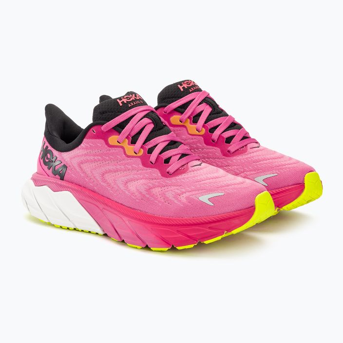 Дамски обувки за бягане HOKA Arahi 6 strawberry/black 4