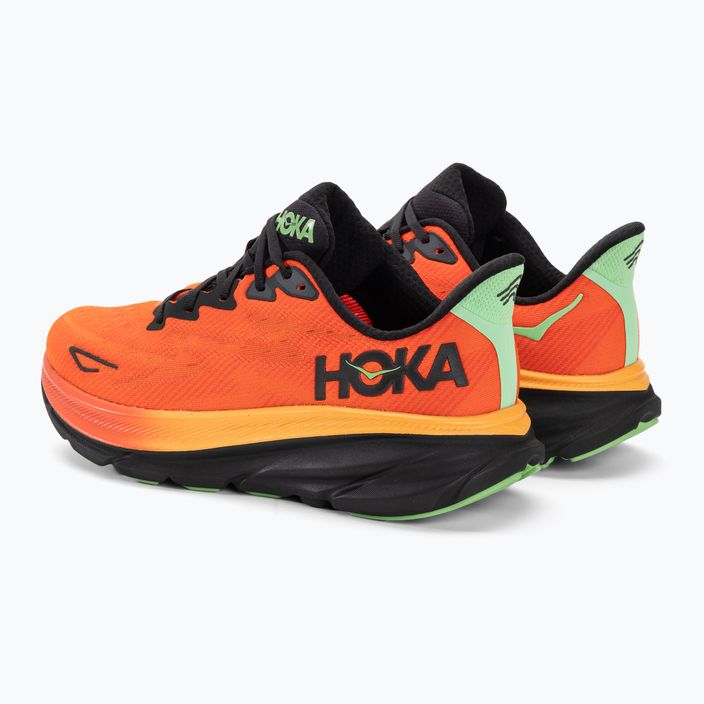 Мъжки обувки за бягане HOKA Clifton 9 flame/vibrant orange 3